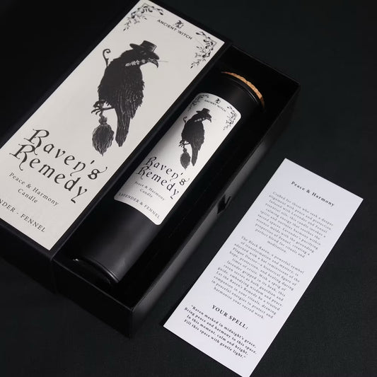Bougie de purification de sorcières anciennes – Remède des corbeaux –  Paix et Harmonie