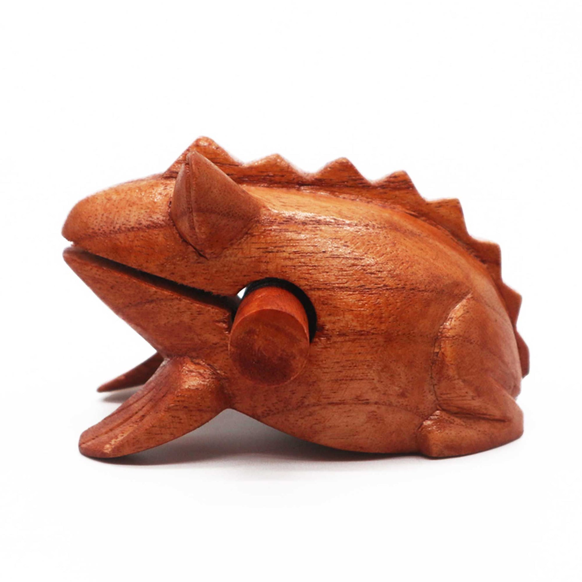 Small Coaking Wooden Frog