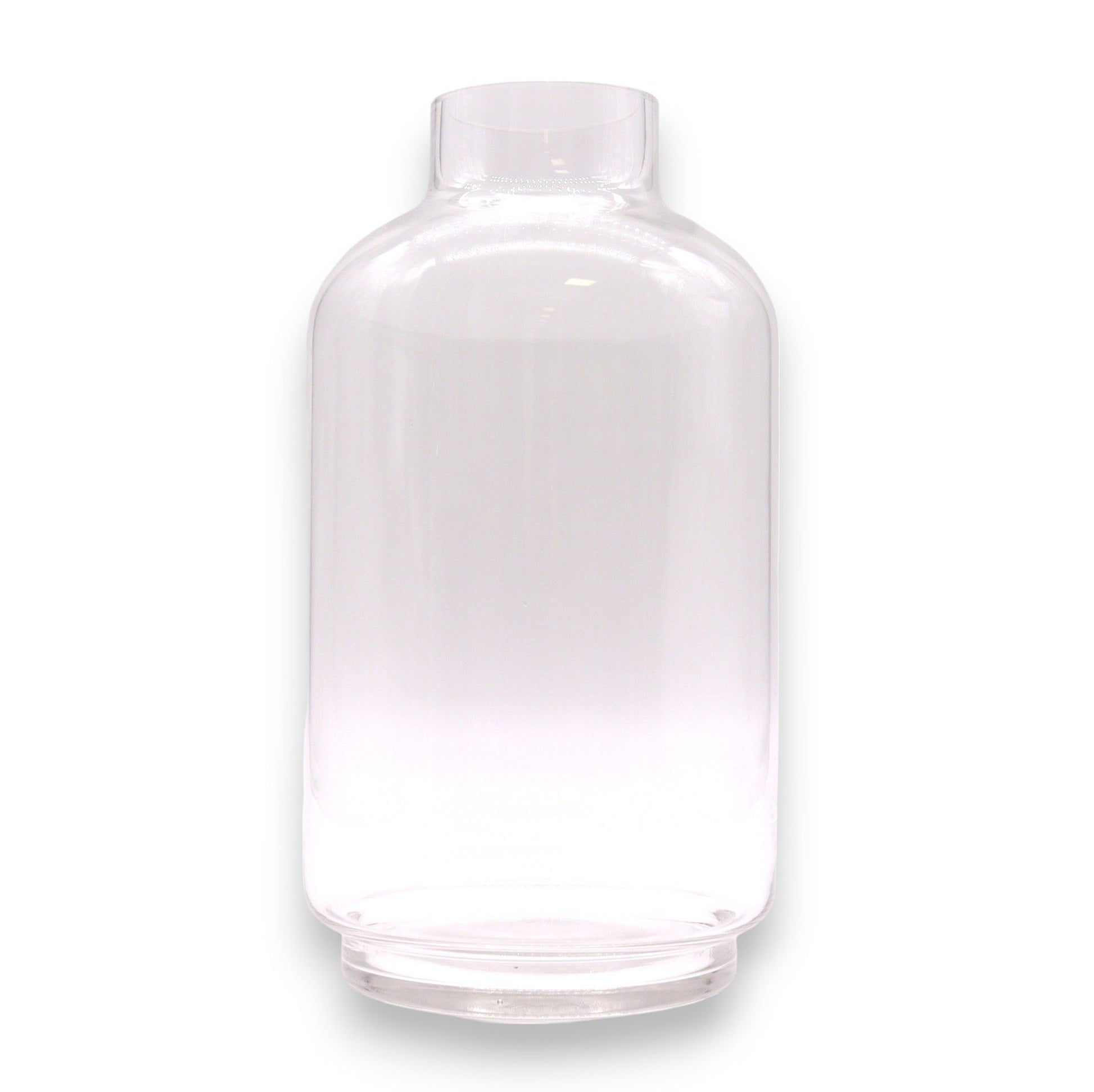 Large Ball Top Terarium on Dark Tung Wood - 16x32cm