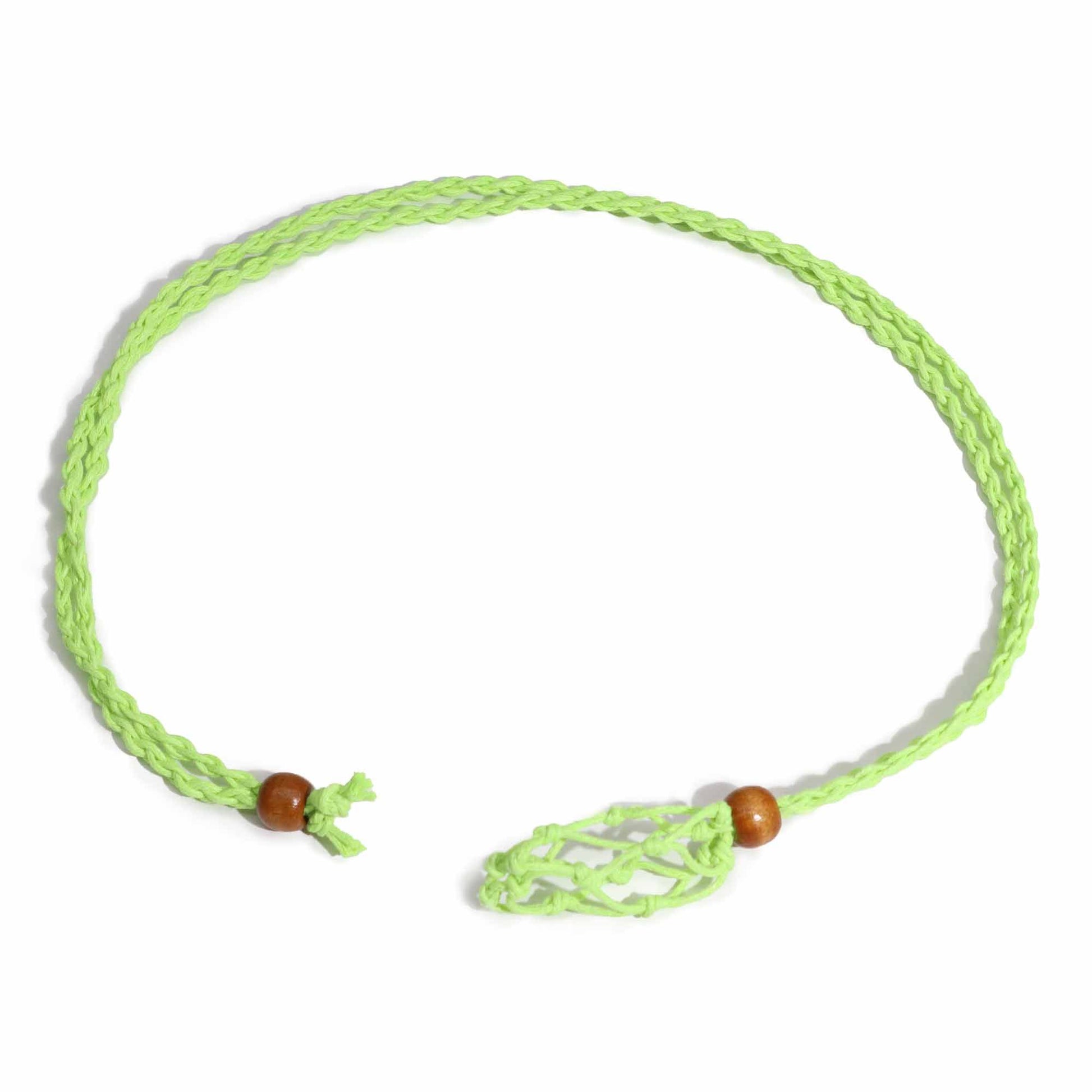 Crystal Gemstone Necklace Cord 45cm/18inch - Green