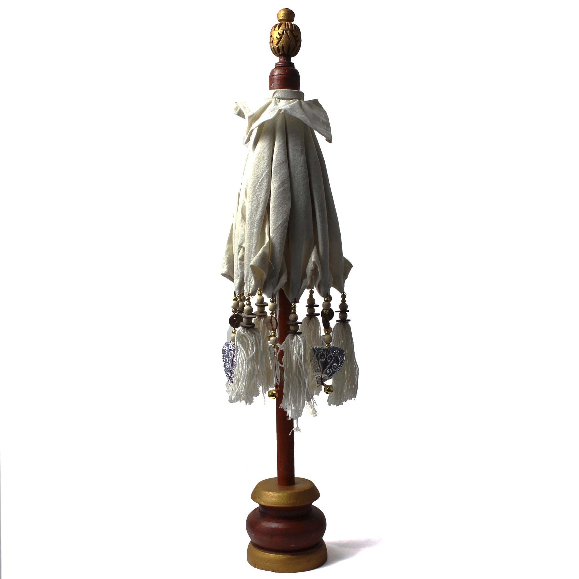 Bali Home Decor Parasol - Canvas - Natural- 40cm