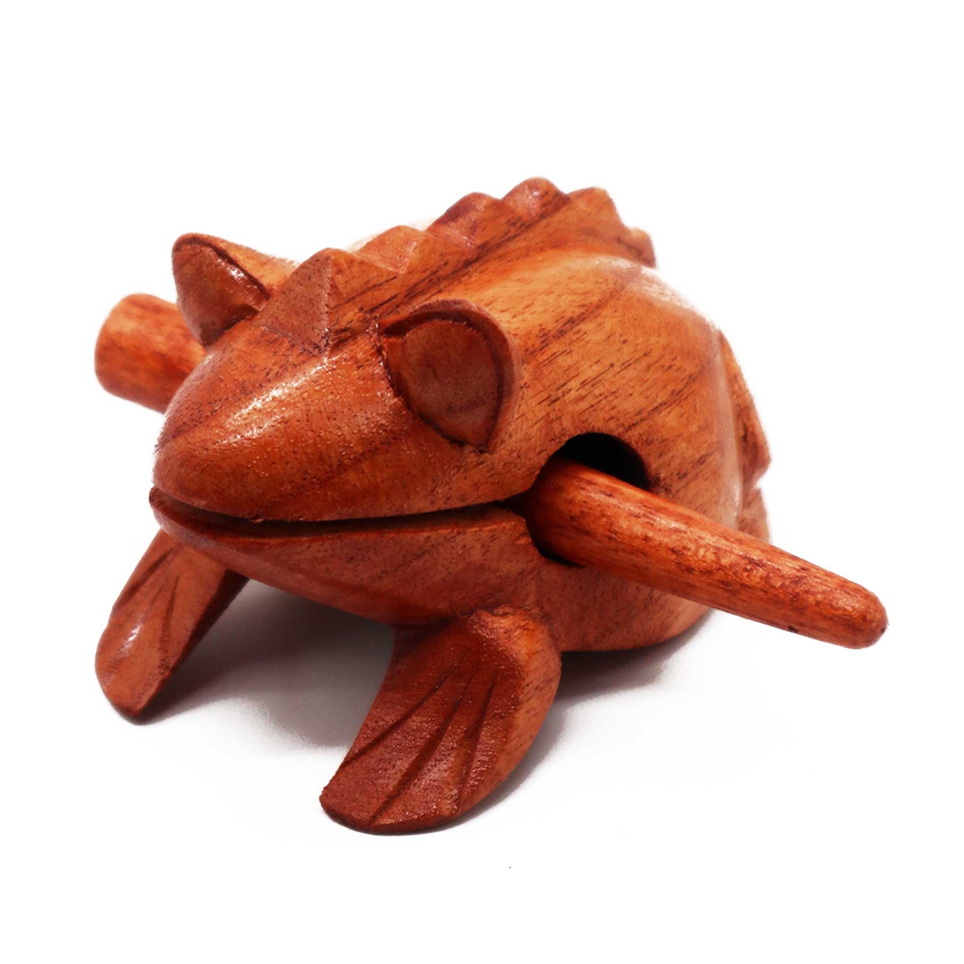 Small Coaking Wooden Frog