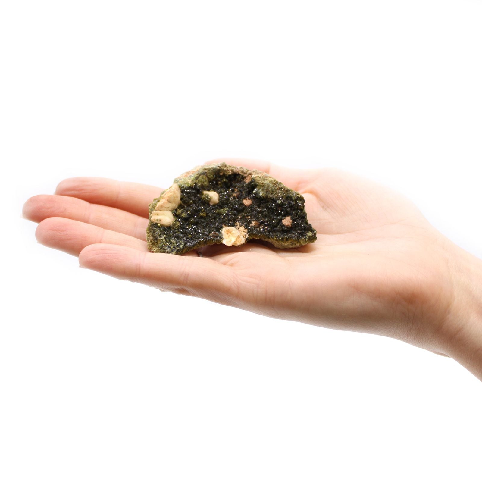 Mineral Specimens - Epidote (approx 10 pieces)