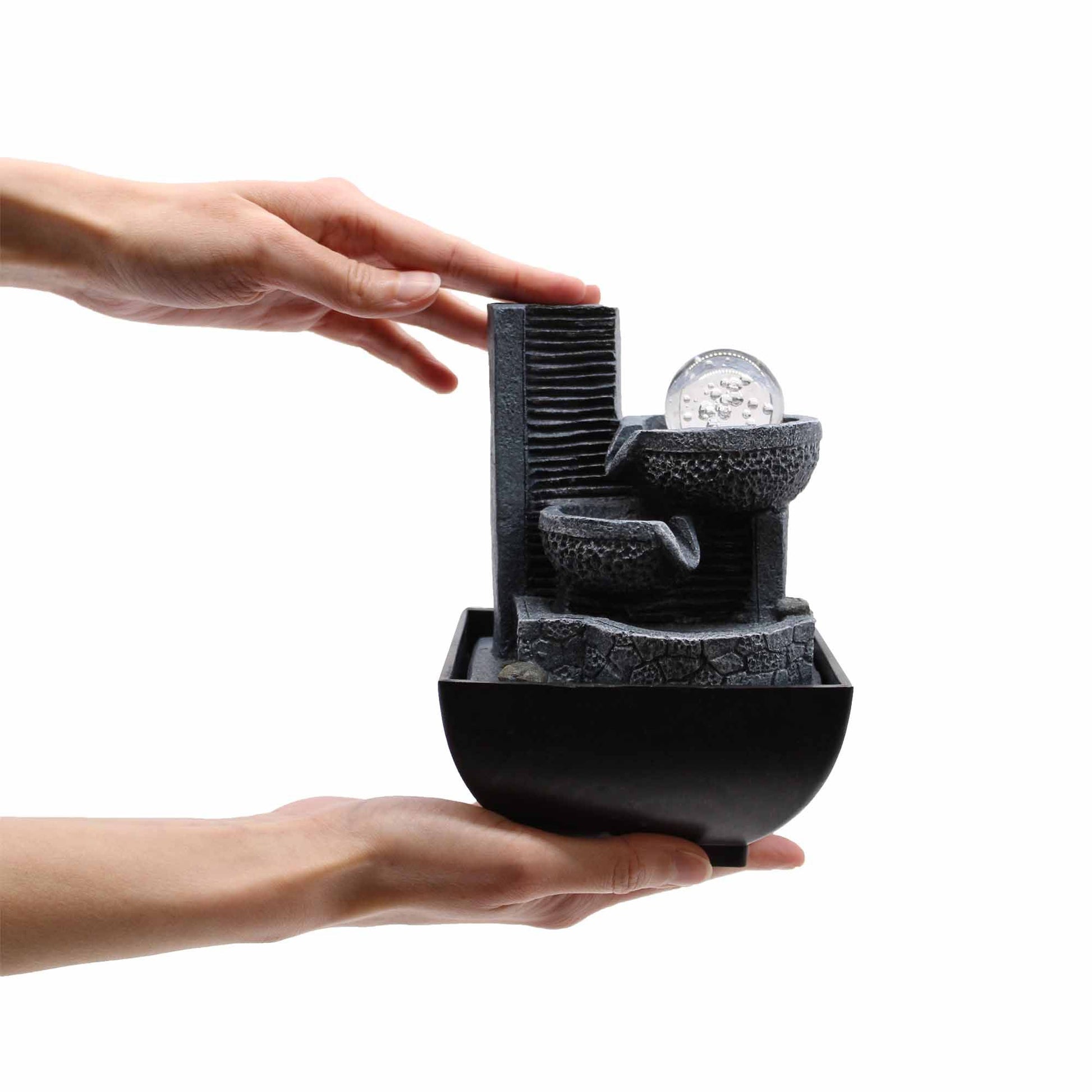 Tabletop Water Feature - 18cm - Relaxing Pouring Pots